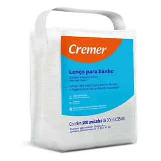 Lenço Para Banho Leito 100 Lenços Higiene, Acamado E BebĂȘ Lenço Para Banho Leito 100 Lenços Higiene, Acamado E BebĂȘ