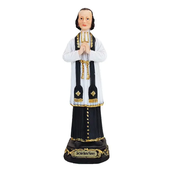 Imagem São João Maria Vianney 12,5 Cm - Resina Importada