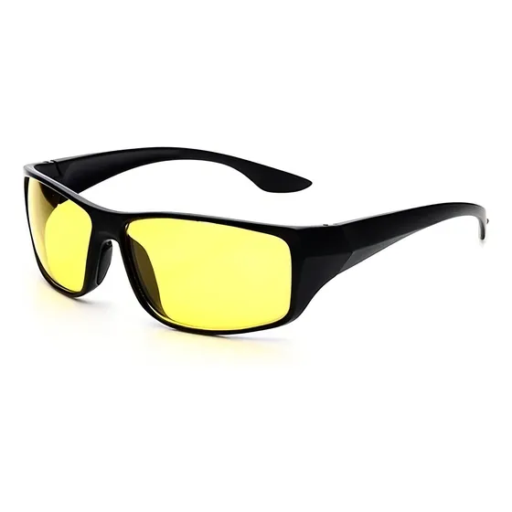 Óculos Night Drive Para Dirigir À Noite - Uso Noturno Cor Amarelo Cor da armação Preto Cor da lente Amarelo
