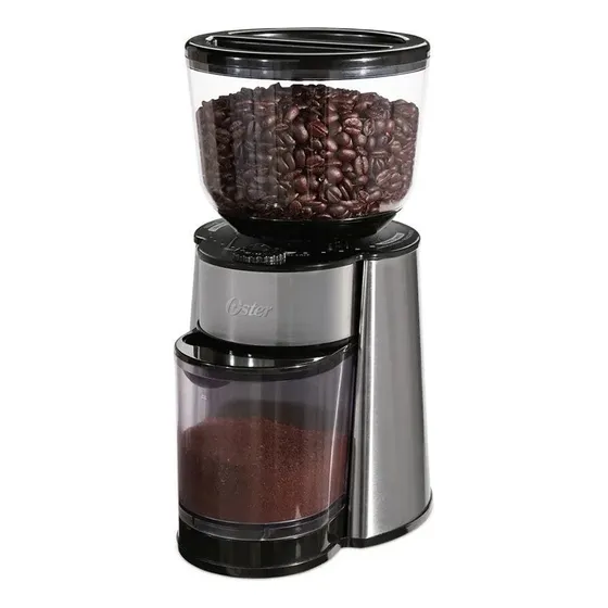 Molinillo De Café Oster Automatico Modelo Bvstbmh23ar Color Plateado