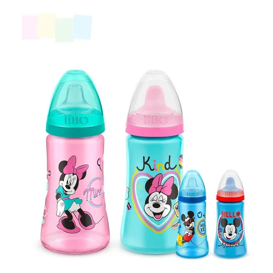 Kit 2 Copos Treinamento Lillo Fase 1 E Fase 2 Resistentes