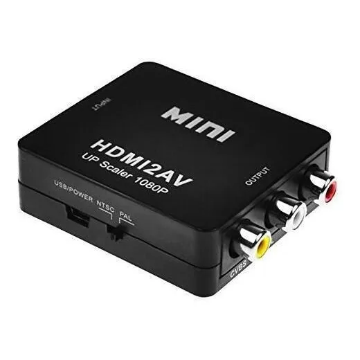 Convertidor Hdmi2av Mimihdmi A Av Hdmi A Av Rca Cvbs 1080p