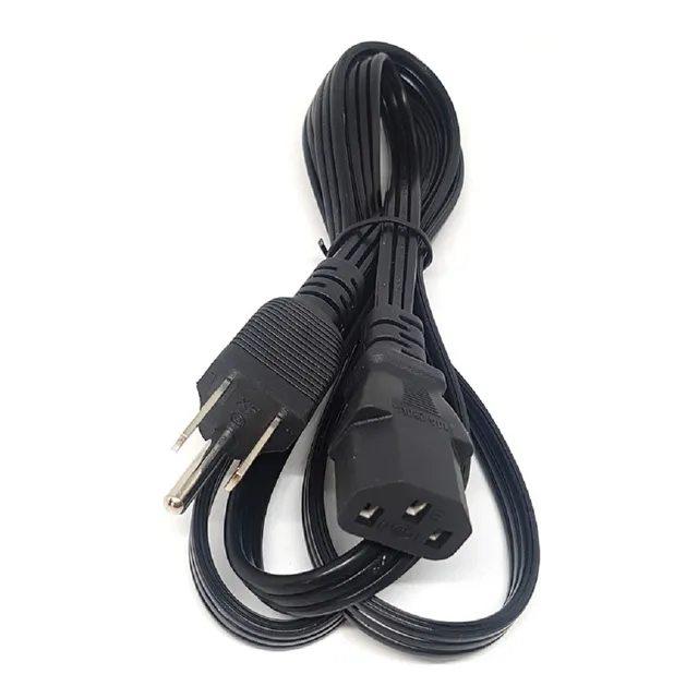 Cable De Poder Plano Fuentes De Poder Pc Monitor 1.5 Metros