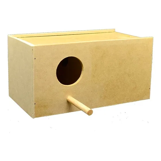 Ninho Em Mdf Tamanho 4 - Calopsitas E Aves De Porte Médio