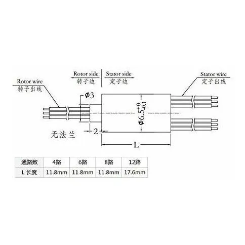 Mini Cap Conductive Slip Ring Diy Handheld Ptz Collector