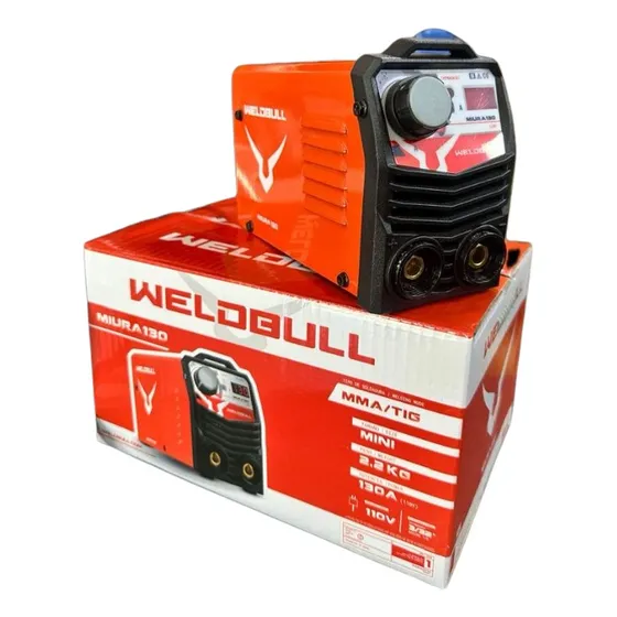 Máquina De Soldar Mini 110v, Marca Weldbull. Brm-130-p04