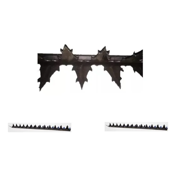 3 Punta Doble Negro Seguridad Diente Tiburon Proteccion Reja