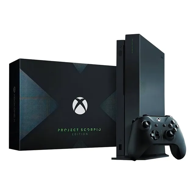 Microsoft Xbox One X 1TB Project Scorpio Edition color negro - Bueno (Reacondicionado)