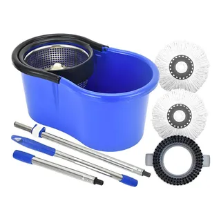 Balde Perfect Mop Pro 360° Giratório Limpeza Geral Esfregão 12l Balde Perfect Mop Pro 360° Giratório Limpeza Geral Esfregão 12l