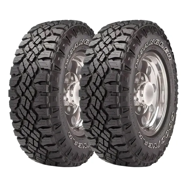Kit de 2 neumáticos Goodyear Wrangler DuraTrac LT 265/70R17 121/118 Q