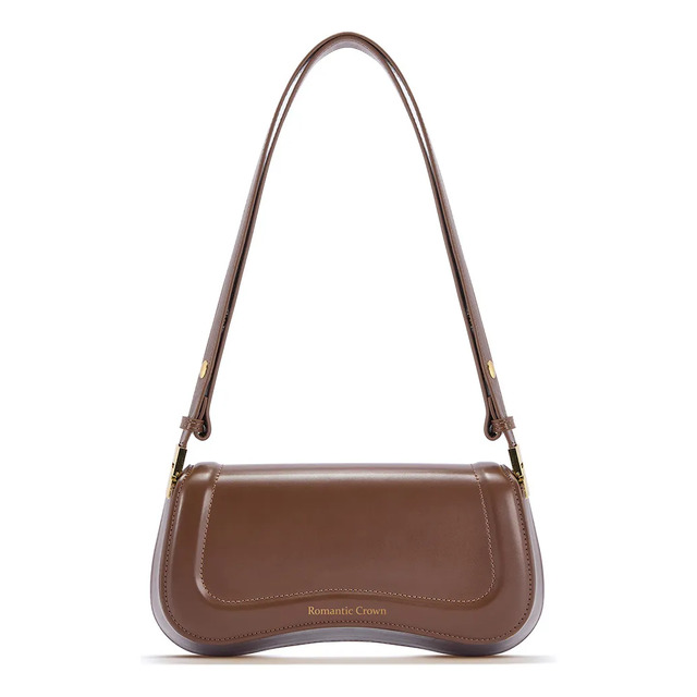 Bolsa Feminina Casual Transversal Dia Dia Chocolate Lisa Níquel