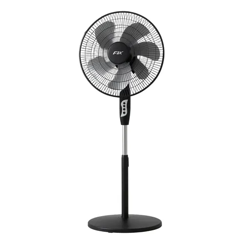 Ventilador Pedestal Circulador De Ar Silencioso 45w Potente 40 Cm Preto 127v Plástico 3