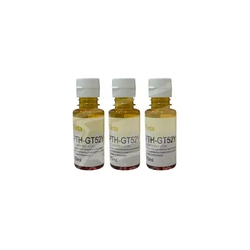 Kit 3 Tintas Compatible Con Gt52 Amarillo 115 410 415