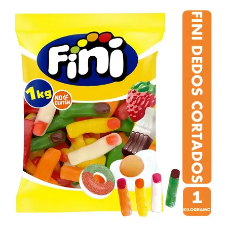 Gomitas Fini Dedos Cortados - Sin Gluten - Bolsa De 1kg