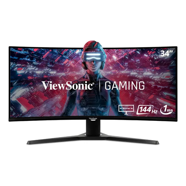 Monitor Curvo Gamer Viewsonic Vx3418 34  1440p 144hz 1ms