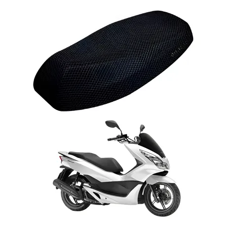 Capa Térmica Banco Moto Tela Rede Pcx Scooter Adv Neo Biz Cg