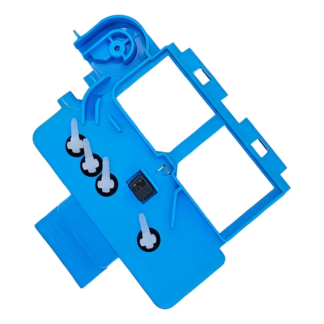 Tapa Azul Tis Carro Sujeta Cabezales Compatible Hp Ink Smart