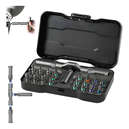 Juego De Destornilladores Magnéticos 24 En 1 Kit De Destorn