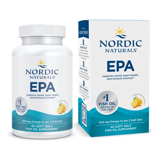 Suplemento Nordic Naturals Epa Lemon 60 Cápsulas Blandas