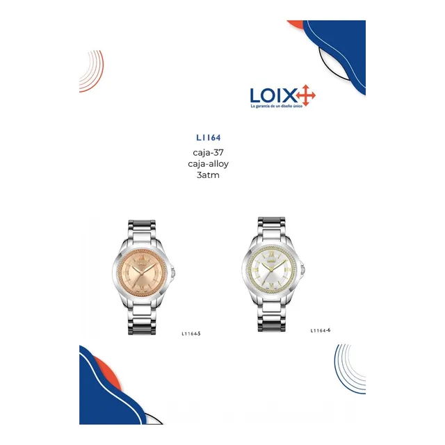Reloj Dama Loix® Casual Ref: L1164 Acero 318l