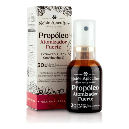 Propóleo Atomizador Fuerte 20% 30ml Garganta Noble Apicultor