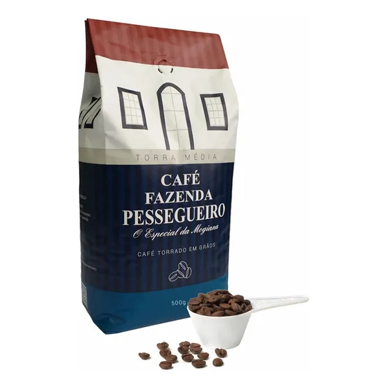 Café Pessegueiro Grão 500g 100% Arábica Espresso,