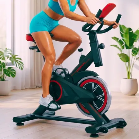 Bicicleta Spinning Ergométrica Musculação E Cardio Preto Não Tem Voltagem
