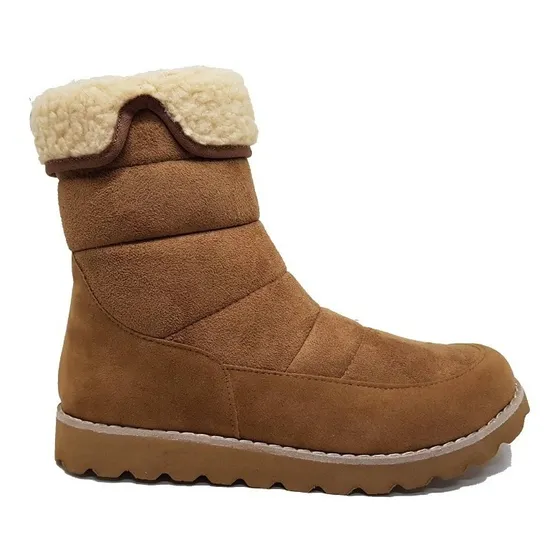Pantubotas Mujer Bota Invierno Mujer Corderito Suela Cierre