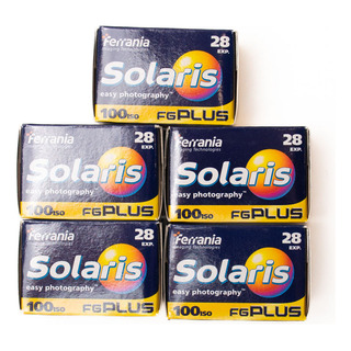 Filme Ferrania Solaris 100/28 35mm 2007 5 Unidades Filme Ferrania Solaris 100/28 35mm 2007 5 Unidades