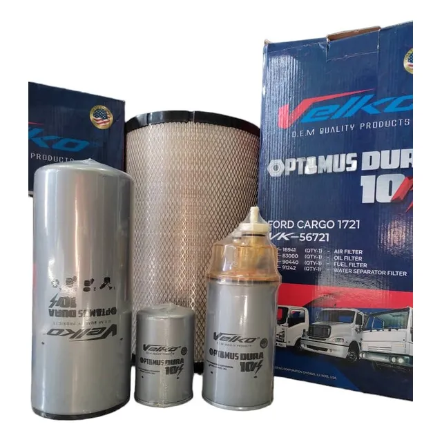 Kit Filtros Para Cargo 1721 8.3l Motor Cummins 6ct