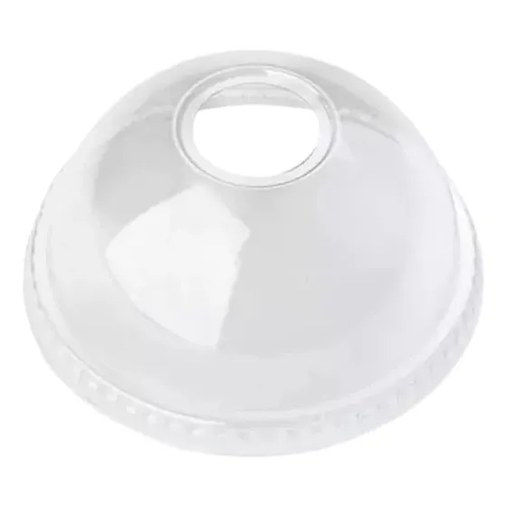 Tapa Domo Con Perforación Para Vaso De 16oz 1000 Pzas