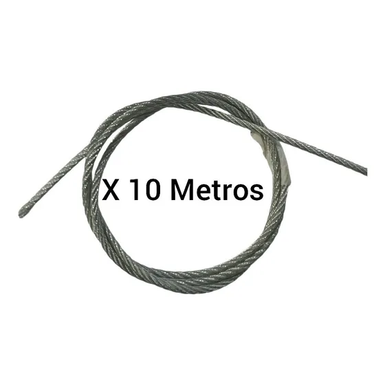 Guaya 1/8 Acero Galvanizado X 10 Metros 