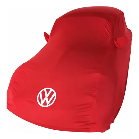 Capa Fusca Proteção Uv Riscos Poeira Com Forro Macio Vermelho