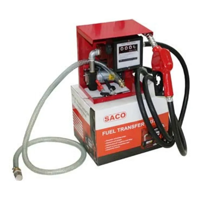 Bomba Para Extraer Gasoil 12v Con Medidor Y Surtidor 