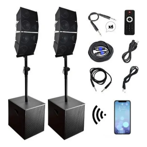 Sonido Profesional Líne Array De 6000w Bajo 18 