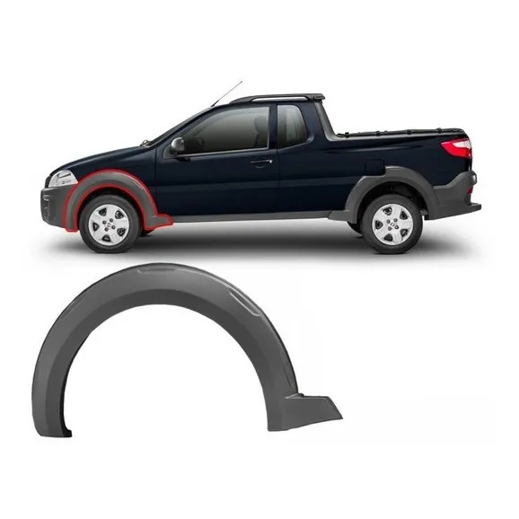 Moldura Paralama Dianteiro Esquerdo Fiat Strada 2013 A 2020
