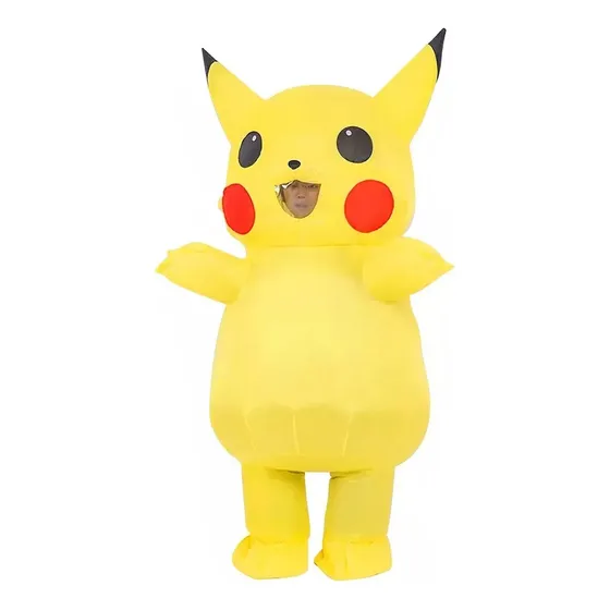 Botarga Pikachu Inflable Para Adulto, Incluye Bomba
