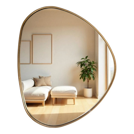Espelho Grande Decorativo Orgânico 73x56 Espelho Grande Decorativo Orgânico 73x56