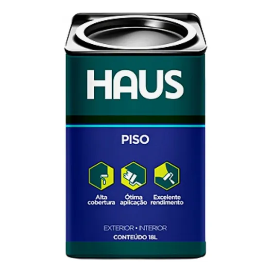 Tinta Acrílica Piso Azul 18 Litros Haus