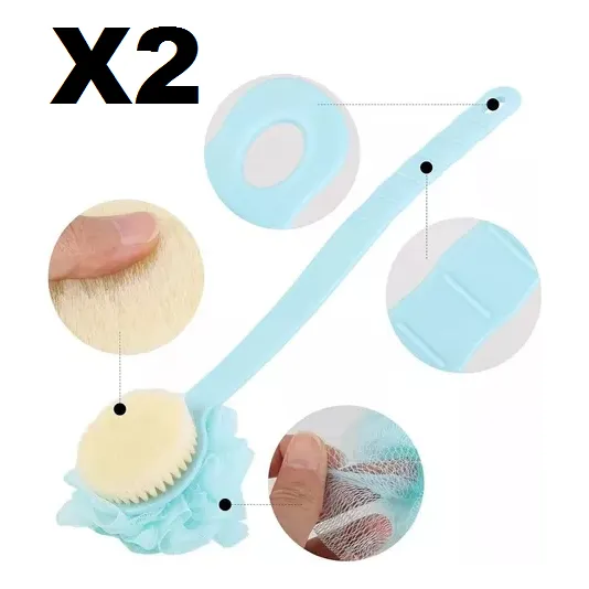 Cepillo Ducha Esponja Suave Espalda Segundo Marido Baño Freg