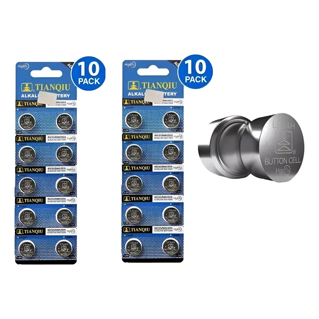 20 Unidades Pilas Blister Lr44 Alcalinas Ag13 Sr44 G13 1.5v