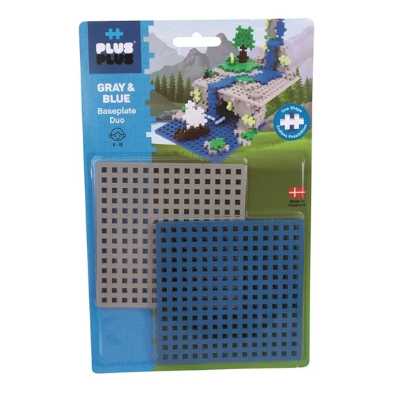 Juego Accesorios 2 Base Baseplate Duo P/ Bloques Plus Plus