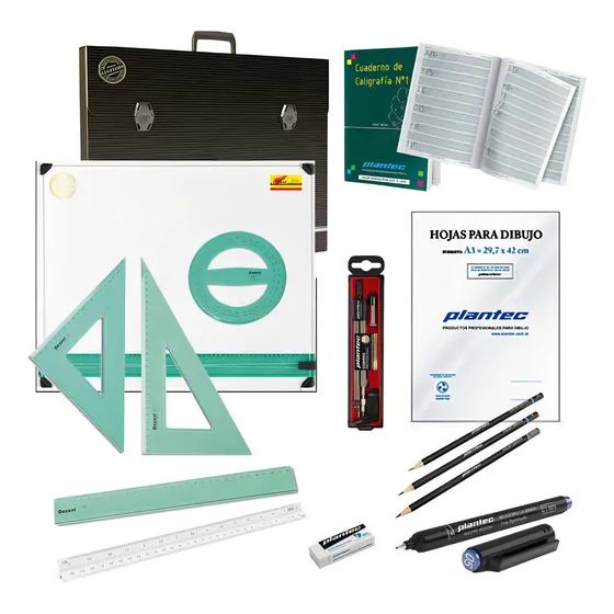 Kit Dozent By Plantec Tablero de dibujo de 1 posición Dozent