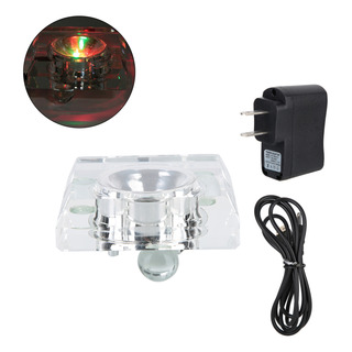 Mini Pantalla De Base De Luz Led De Cristal 3d De 7 Colores Mini Pantalla De Base De Luz Led De Cristal 3d De 7 Colores