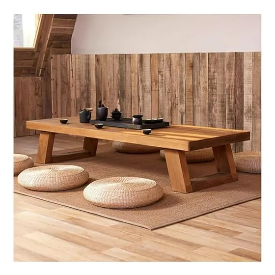 Mesa Japonesa Benbyer 55 , Baja Para Meditación, Tatami, Caf