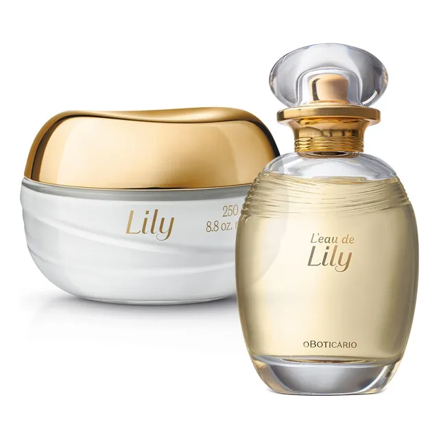 L'eau De Lily: ColĂŽnia 75ml + Creme Acetinado Corporal 250g L'eau De Lily: ColĂŽnia 75ml + Creme Acetinado Corporal 250g