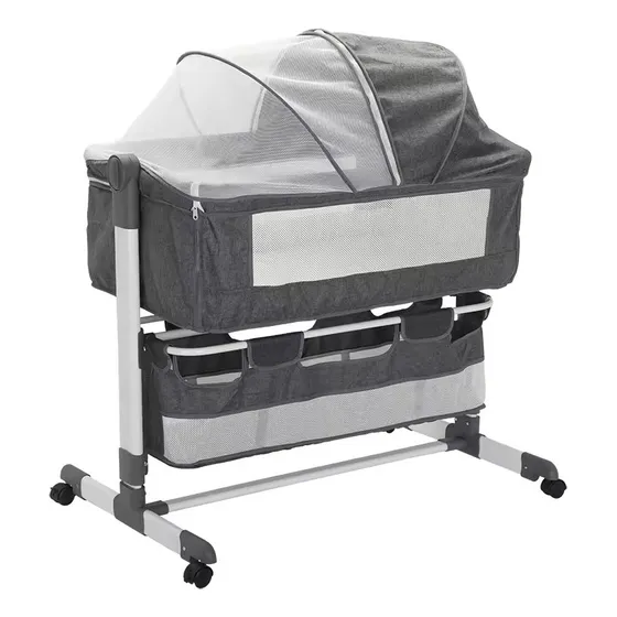 Cuna Colecho Para Bebe Mecedora, Colchon, Antireflujo, Toldo