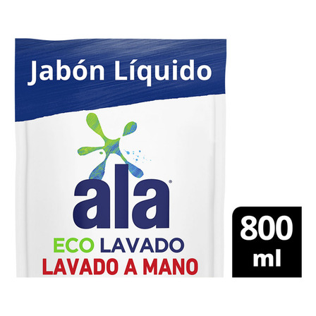 Jabón Liquido Para Ropa Ala Eco Lavado A Mano 800ml Doypack Jabón Liquido Para Ropa Ala Eco Lavado A Mano 800ml Doypack