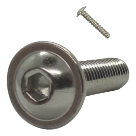 Tornillo Allen Botón Rondana Integrada M8 X 40mm (25pzs)
