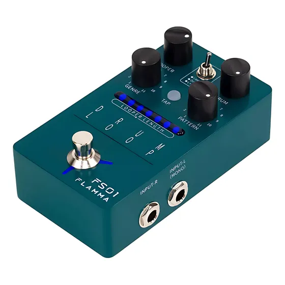 Pedal De Efeito Para Guitarra Flamma Fs01 Drum Loop Machine